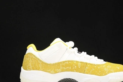 Snakeskin” Low 11 Air “Yellow Jordan AH7860-107 0718